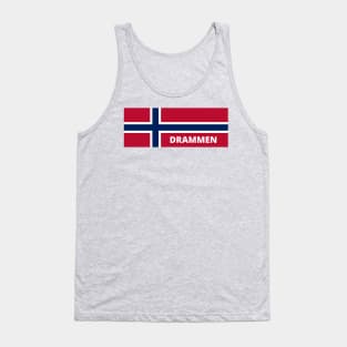 Drammen City in Norwegian Flag Tank Top